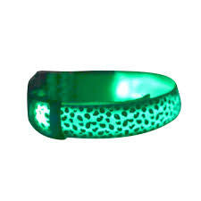 LED Pet Luminous leopard Dog Collar