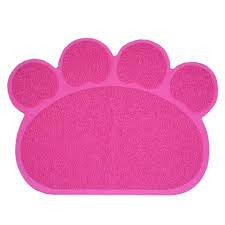 Use Lovely PVC Dog Paw Shape Cup Placemat