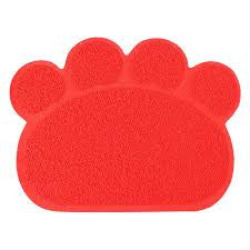 Use Lovely PVC Dog Paw Shape Cup Placemat