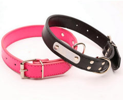 Pet Dog Collar Leather Iron Collar