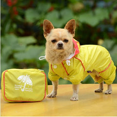 Dog Hoody Jacket Rain Coat