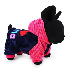 I love papa and mama winter Pet Dog Clothes