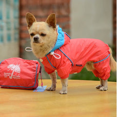 Dog Hoody Jacket Rain Coat