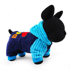 I love papa and mama winter Pet Dog Clothes