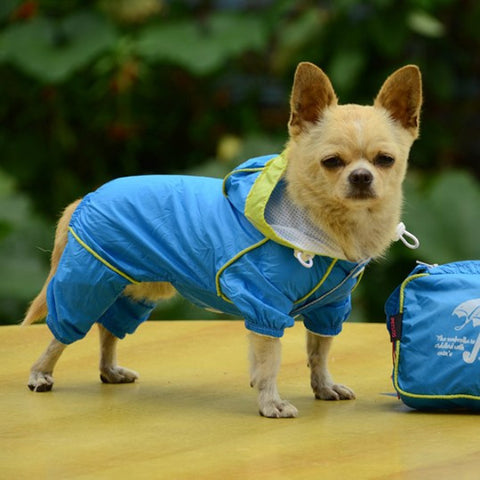 Dog Hoody Jacket Rain Coat