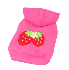 Strawberry Hoodie Apparel Warm Coat Jacket