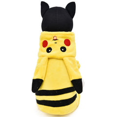 Dogs Clothes Cute Cartoon Pikachu Design