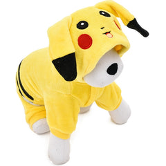 Dogs Clothes Cute Cartoon Pikachu Design