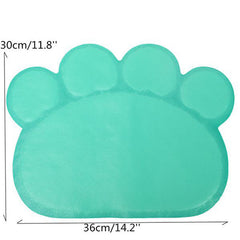 Use Lovely PVC Dog Paw Shape Cup Placemat