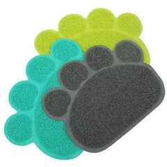 Use Lovely PVC Dog Paw Shape Cup Placemat