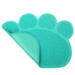 Use Lovely PVC Dog Paw Shape Cup Placemat