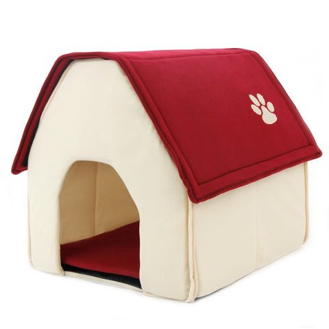 Home Shape Bed  Soft Dog House