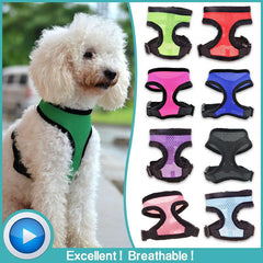 13 colors Adjustable Soft Breathable Dog Harness