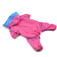 Waterproof Dog Hoodie Jacket Raincoat